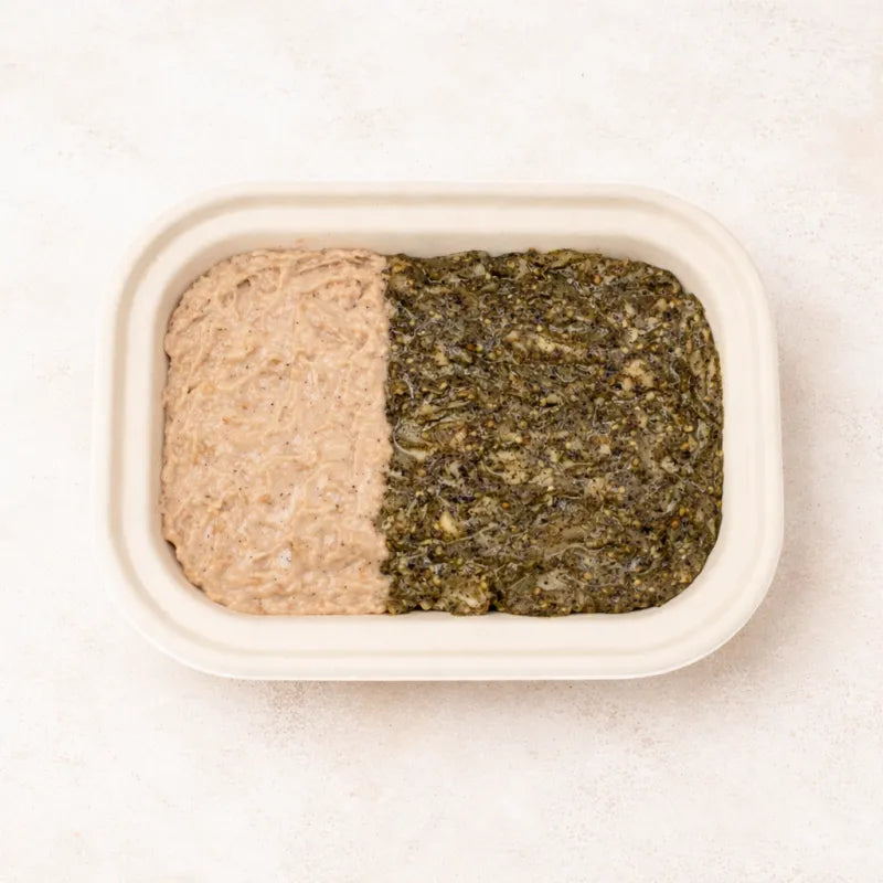 Setas en Salsa Verde Tatemada con Frijoles