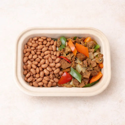 Fajitas de Soya con Hongos Ahumados