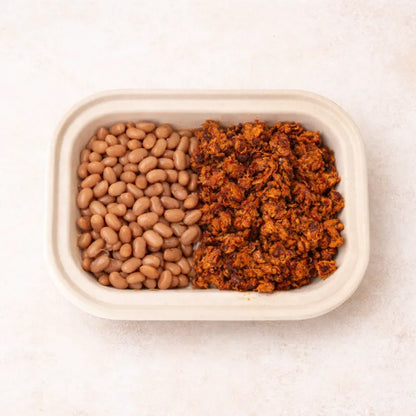 Pastor de Soya con Frijoles de la Olla